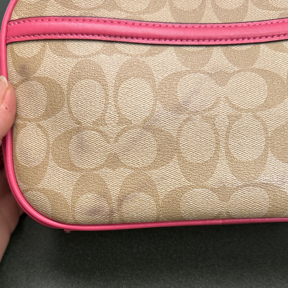 Coach Beige and Pink Crossbody Bag - Picture 13 of 13